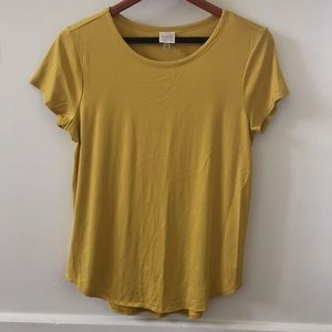 Fun, mustard color Cupio top.